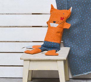 Juwel Fox Puppet blanket